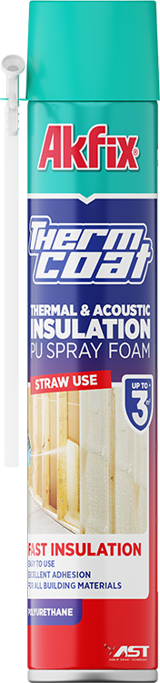 Thermcoat Thermal & Acoustic Insulation PU Spray Foam (Straw)
